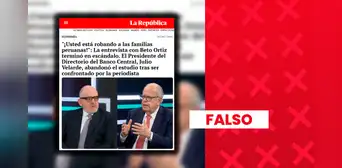 ¡CUIDADO! Clonan web de La República para difundir entrevista falsa de Julio Velarde y cometer estafas ¡CUIDADO! Clonan web de La República para difundir entrevista falsa de Julio Velarde y cometer estafas
