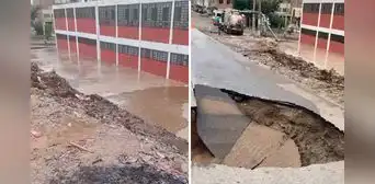 Colegio Fe y Alegría amaneció inundado en San Juan de Lurigancho: fuga de agua afecta aulas y deja a casi mil escolares perjudicados Colegio Fe y Alegría amaneció inundado en San Juan de Lurigancho: fuga de agua afecta aulas y deja a casi mil escolares perjudicados