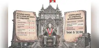 Nueve congresistas pasarán de ganar menos del sueldo mínimo a más de 32 mil soles Nueve congresistas pasarán de ganar menos del sueldo mínimo a más de 32 mil soles