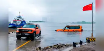 China revoluciona el transporte con su camioneta eléctrica capaz de cruzar carreteras y ríos en 10 minutos: batería alcanza 170 kW China revoluciona el transporte con su camioneta eléctrica capaz de cruzar carreteras y ríos en 10 minutos: batería alcanza 170 kW