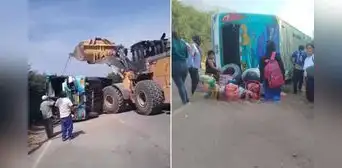 Bus se despista en La Libertad y deja 17 heridos cuando cubría ruta hacia Alto Chicama
