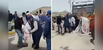 Paro agrario: arrojan sacos de arroz en plena carretera en rechazo a exceso de importaciones en Arequipa
