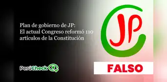 ¿El actual Congreso reformó 110 artículos de la Constitución de 1993? Es falso lo que afirma el plan de gobierno de Juntos por el Perú ¿El actual Congreso reformó 110 artículos de la Constitución de 1993? Es falso lo que afirma el plan de gobierno de Juntos por el Perú