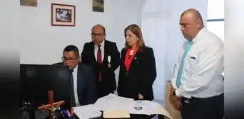 Corte de La Libertad supervisa atención y funcionamiento de sede judicial de Cascas