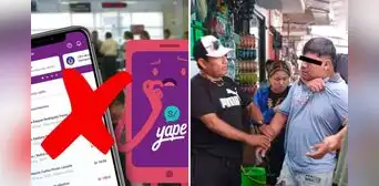 Estafa con Yape falso termina mal: comerciantes retienen a hombre acusado de realizar pagos fraudulentos