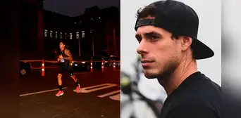 Hugo García desata polémica tras correr maratón vomitando y sin dormir: modelo explicó la conmovedora razón