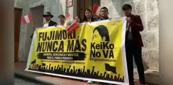 Arequipa: colectivos anuncian movilizaciones en contra de Keiko tras su llegada Arequipa: colectivos anuncian movilizaciones en contra de Keiko tras su llegada