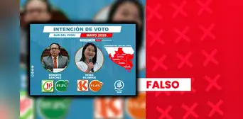 Roberto Sánchez no lidera intención de voto en el sur del Perú con 57,2%: estudio no cuenta con respaldo jurídico Roberto Sánchez no lidera intención de voto en el sur del Perú con 57,2%: estudio no cuenta con respaldo jurídico