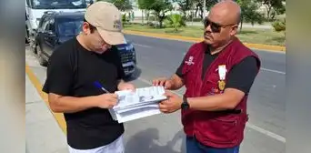Juez de Paz Letrado de Cabana entrega depósito por reparación civil a agraviado en Chimbote Juez de Paz Letrado de Cabana entrega depósito por reparación civil a agraviado en Chimbote