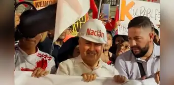 Alfonso López-Chau se une a la marcha nacional contra Keiko Fujimori