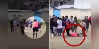 Árbitro asistente es agredido por hinchas tras polémica decisión en partido de Copa Perú en Cajamarca