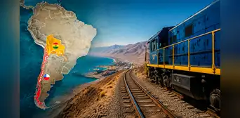 El histórico ferrocarril de 440 km que Chile construyó hace 113 años para dar acceso al mar a Bolivia: costó más de US$300 millones El histórico ferrocarril de 440 km que Chile construyó hace 113 años para dar acceso al mar a Bolivia: costó más de US$300 millones