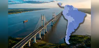 El puente monumental que promete unir 2 países de América Latina sobre el río más ancho del mundo por más de US$300 millones: atrae a China El puente monumental que promete unir 2 países de América Latina sobre el río más ancho del mundo por más de US$300 millones: atrae a China