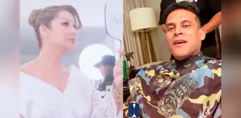 Christian Domínguez y Karla Tarazona viven difícil momento horas antes de casarse por la vía legal: “Es parte de nuestra vida”