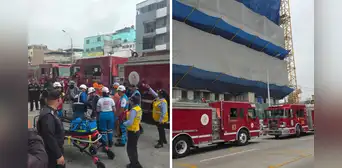 Derrumbe en obra inmobiliaria en San Miguel deja un trabajador fallecido y dos heridos