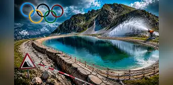 Levantar un embalse clave para la nieve artificial de los Juegos Olímpicos 2030 parecía genial: ahora se hunde y causa alarma