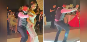 Christian Domínguez se roba el show con atrevido baile durante su boda con Karla Tarazona Christian Domínguez se roba el show con atrevido baile durante su boda con Karla Tarazona