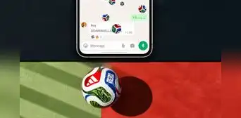 La curiosa reacción que ya se encuentra disponible en WhatsApp por el inicio de la Copa Mundial de la FIFA 2026: sin descargas y a nivel mundial La curiosa reacción que ya se encuentra disponible en WhatsApp por el inicio de la Copa Mundial de la FIFA 2026: sin descargas y a nivel mundial