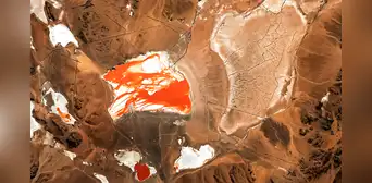 En Sudamérica, una enorme mancha naranja a 4.300 metros asombró a científicos: la NASA reveló la imagen desde el espacio