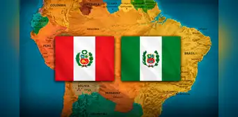 Esta bandera es casi idéntica a la del Perú y pertenece a otra ciudad de América Latina desde hace más de 50 años