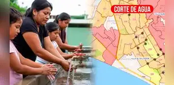 ¡Atención usuarios! Corte de agua de hasta 15 horas afectará estos distritos de Lima este lunes 8 de junio