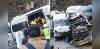 Múltiple choque en Huarochirí deja varios heridos y bloquea el tránsito en la Carretera Central