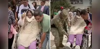 Con tanque de oxígeno y asistencia médica, señora acudió a votar en Carabayllo pese a su delicado estado de salud: "Estoy feliz" Con tanque de oxígeno y asistencia médica, señora acudió a votar en Carabayllo pese a su delicado estado de salud: "Estoy feliz"