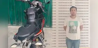 Intervienen a personero cuando llegaba a local de votación a bordo de una moto robada en Chiclayo Intervienen a personero cuando llegaba a local de votación a bordo de una moto robada en Chiclayo