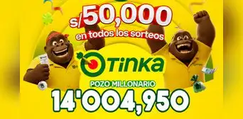 Resultados de La Tinka del domingo 7 de junio: consulta los números ganadores, premios del Pozo Millonario, boliyapa y más Resultados de La Tinka del domingo 7 de junio: consulta los números ganadores, premios del Pozo Millonario, boliyapa y más