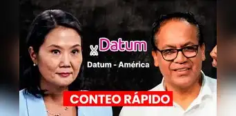 Conteo rápido al 100%: Roberto Sánchez con 50,14% y Keiko Fujimori con 49,86%, según Datum