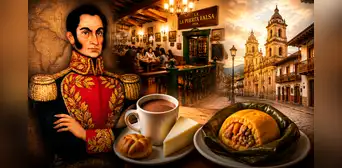 El antiguo restaurante de América Latina deleita con tamales y chocolate con queso desde 1816 y habría encantado a Simón Bolívar El antiguo restaurante de América Latina deleita con tamales y chocolate con queso desde 1816 y habría encantado a Simón Bolívar