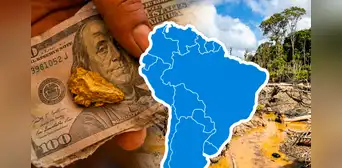 Casi el 50% del oro ilegal que sale de Sudamérica es extraído de este país: exportaciones aumentaron a US$12.000 millones en 2025 Casi el 50% del oro ilegal que sale de Sudamérica es extraído de este país: exportaciones aumentaron a US$12.000 millones en 2025