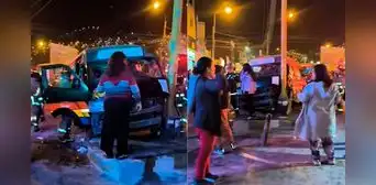 Triple choque entre bus, combi y camioneta deja 1 fallecido y siete heridos en la avenida Túpac Amaru en Carabayllo Triple choque entre bus, combi y camioneta deja 1 fallecido y siete heridos en la avenida Túpac Amaru en Carabayllo