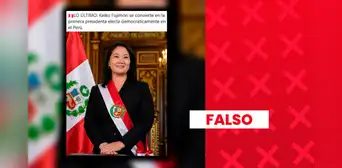 Es falso que Keiko Fujimori haya sido declarada oficialmente presidenta del Perú Es falso que Keiko Fujimori haya sido declarada oficialmente presidenta del Perú