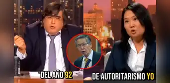 Viralizan video donde Keiko Fujimori no reconoce a su padre como un dictador y enfurece con Jaime Bayly: "¡No lo voy a aceptar!"