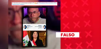 Es falso que Mr. Peet haya llorado por la ventaja de Keiko Fujimori sobre Roberto Sánchez en la etapa final del conteo de actas