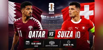 Qatar vs Suiza: pronóstico, alineaciones, horarios y dónde ver el partido del Mundial 2026 Qatar vs Suiza: pronóstico, alineaciones, horarios y dónde ver el partido del Mundial 2026