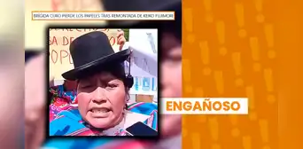 Brígida Curo sí mencionó que “la japonesa se vaya a su país” en alusión a Keiko Fujimori, pero no cuando Fuerza Popular comenzó a liderar conteo de la ONPE
