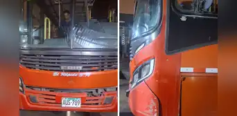 Atacan bus de El Rápido con pasajeros a bordo y dejan mensaje extorsivo en Carabayllo Atacan bus de El Rápido con pasajeros a bordo y dejan mensaje extorsivo en Carabayllo