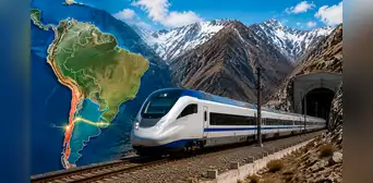 Un nuevo túnel en los Andes busca reactivar conexión ferroviaria entre 2 países de América Latina por más de US$9.500 millones