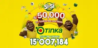 Resultados de La Tinka del domingo 14 de junio: números ganadores, premios del Pozo Millonario, boliyapa, S/50.000 y más Resultados de La Tinka del domingo 14 de junio: números ganadores, premios del Pozo Millonario, boliyapa, S/50.000 y más
