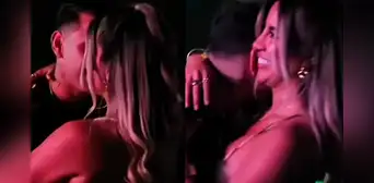 ¿Se besaron? Revelan videos de Diego Chávarri muy cariñoso con Gabriela Herrera en una fiesta tras terminar con Thalía Bentín