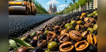 Es oficial: Barcelona busca transformar sus calles con residuos de aceituna para reducir un 76% las emisiones de CO2