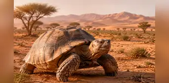 Plantar árboles no es suficiente para frenar el desierto en África: soltaron 500 tortugas y esto ocurrió 5 años después