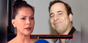 Mónica Sánchez enfrenta a periodista Aldo Mariátegui por pedirle que se vaya del Perú ante posible gobierno de Keiko Fujimori: "¡Ya cálmate!" Mónica Sánchez enfrenta a periodista Aldo Mariátegui por pedirle que se vaya del Perú ante posible gobierno de Keiko Fujimori: "¡Ya cálmate!"