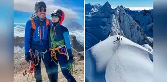 Sandra Covone y Daniel Navarro, la pareja de montañistas que falleció sepultada en la avalancha del nevado Tocllaraju, Áncash