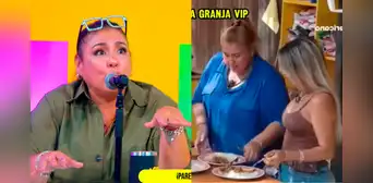 Mónica Torres se justifica al verse expuesta cómo le daba las sobras del almuerzo a las ‘Víboras’ en ‘La granja VIP Perú’: “No era para ellas”