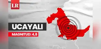 Temblor en Ucayali: sismo de magnitud 4,8 se sintió en Pucallpa esta madrugada, según IGP Temblor en Ucayali: sismo de magnitud 4,8 se sintió en Pucallpa esta madrugada, según IGP