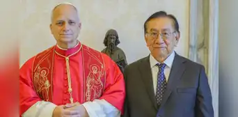 Presidente José Balcázar se reunió con el Papa León XIV en el Vaticano