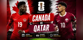 ¿A qué hora y dónde ver el partido Canadá vs Qatar HOY por el Mundial 2026?